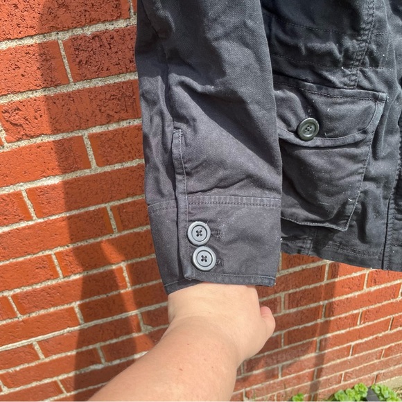 Gap Large Black Military Style Jacket - Picture 2 of 9